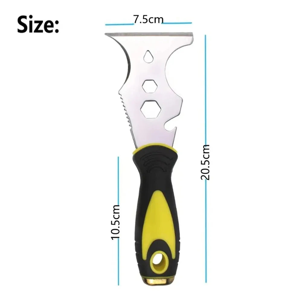 15-in-1 Putty Knife & Paint Scraper – Stainless Steel DIY Multi-Use Putty Knife Nixie