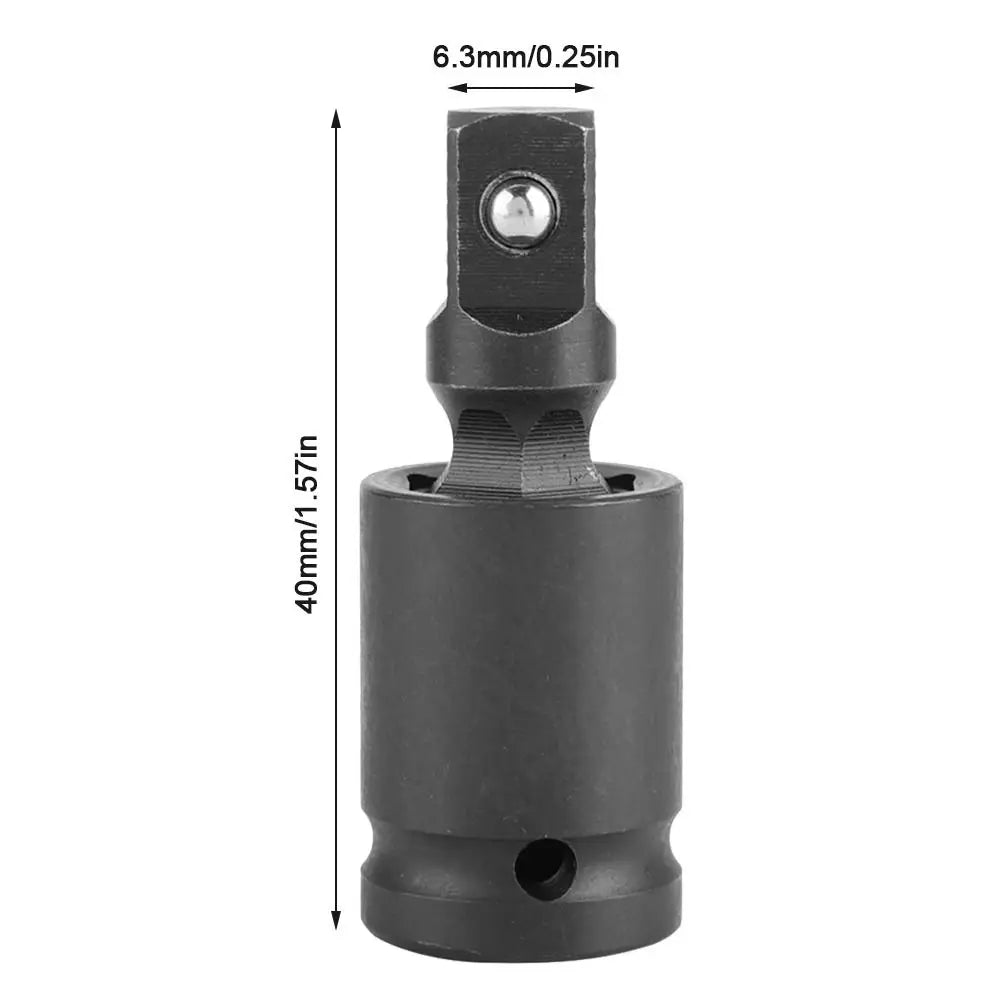 Universal Joint Socket Adapter 1/4" 3/8" 1/2" Drive Swivel