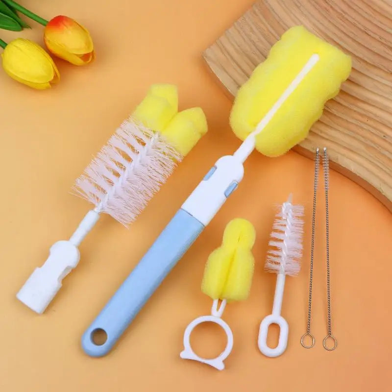 Baby Bottle Cleaning Brush Set 3-6Pcs – Scratch-Free Bottle Cleaning Brush Set Nixie