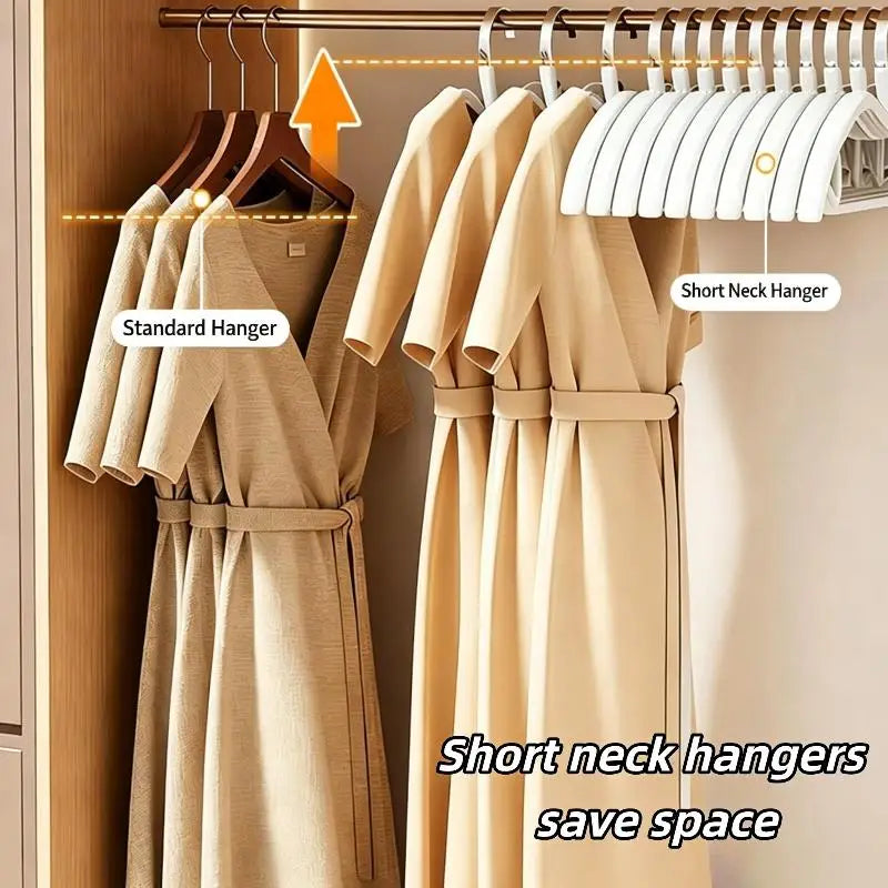 5-Pack Anti-Slip Slim Clothes Hangers | Non-Scratch Dip-Coated