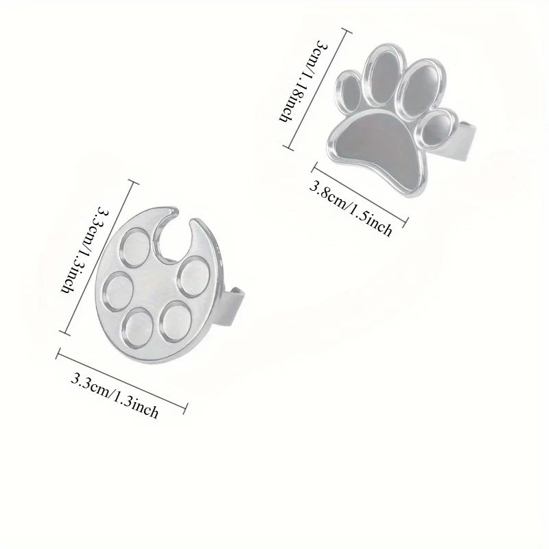 Mini Nail Art Palette Ring – UV Gel Color Mixing Tool Nail Art Palette Nixie