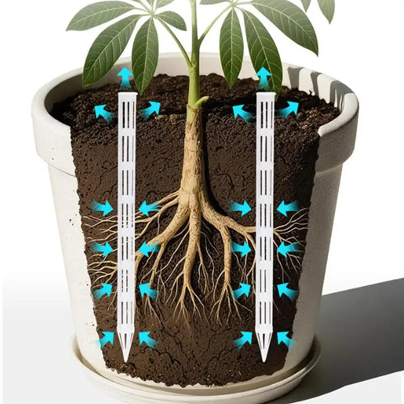 10Pcs Plant Aeration Tubes for Pots – Healthy Root Gardening Plant Aeration Tubes Nixie