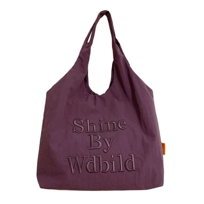 Casual Nylon Tote Bag – Lightweight Women's Shoulder Bag Women's Tote Bag Nixie