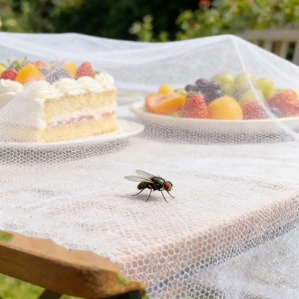 Foldable Food Mesh Cover Anti-Fly Dustproof 1–2m Sizes Food Mesh Cover Nixie