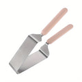 Stainless Steel Cake Dividing Knife & Triangle Cutting Clip Cake Dividing Tool Nixie slivery