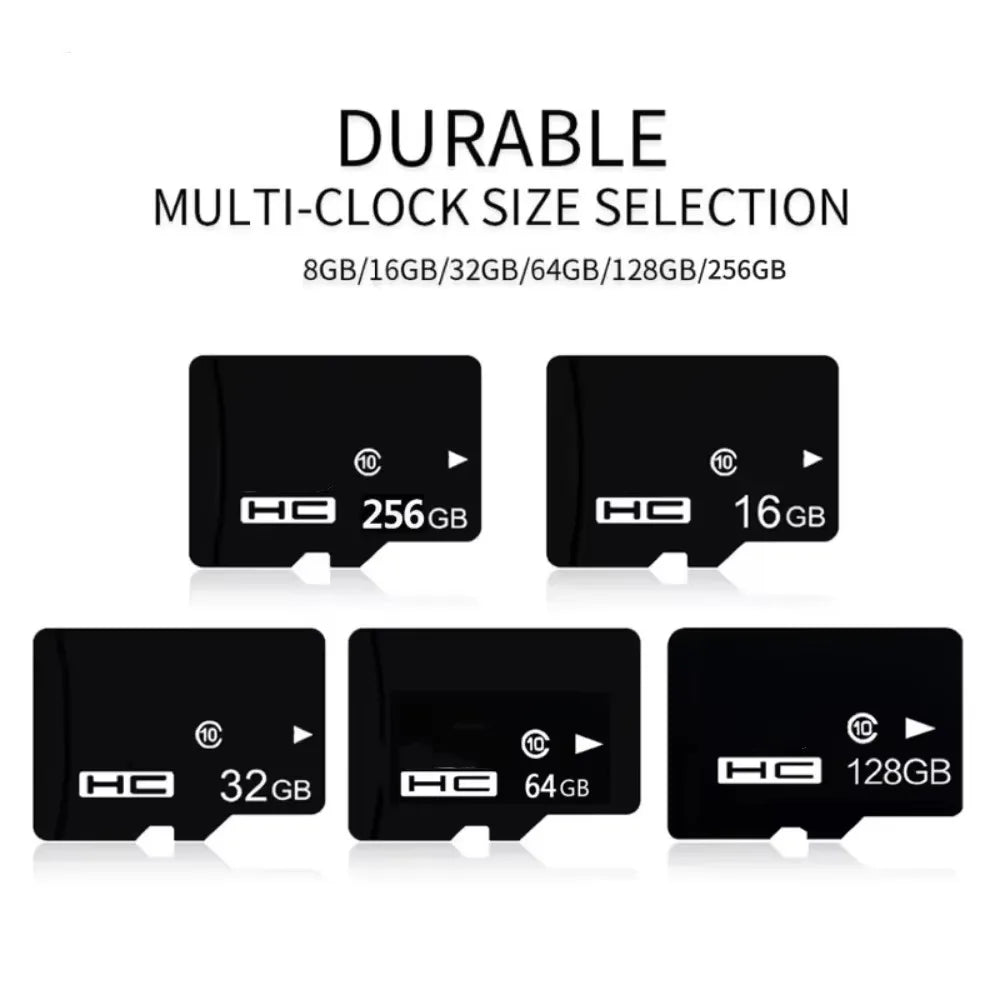 10PCS Class 10 Micro SD TF Flash Memory Cards 2GB–256GB Flash Memory Card Nixie