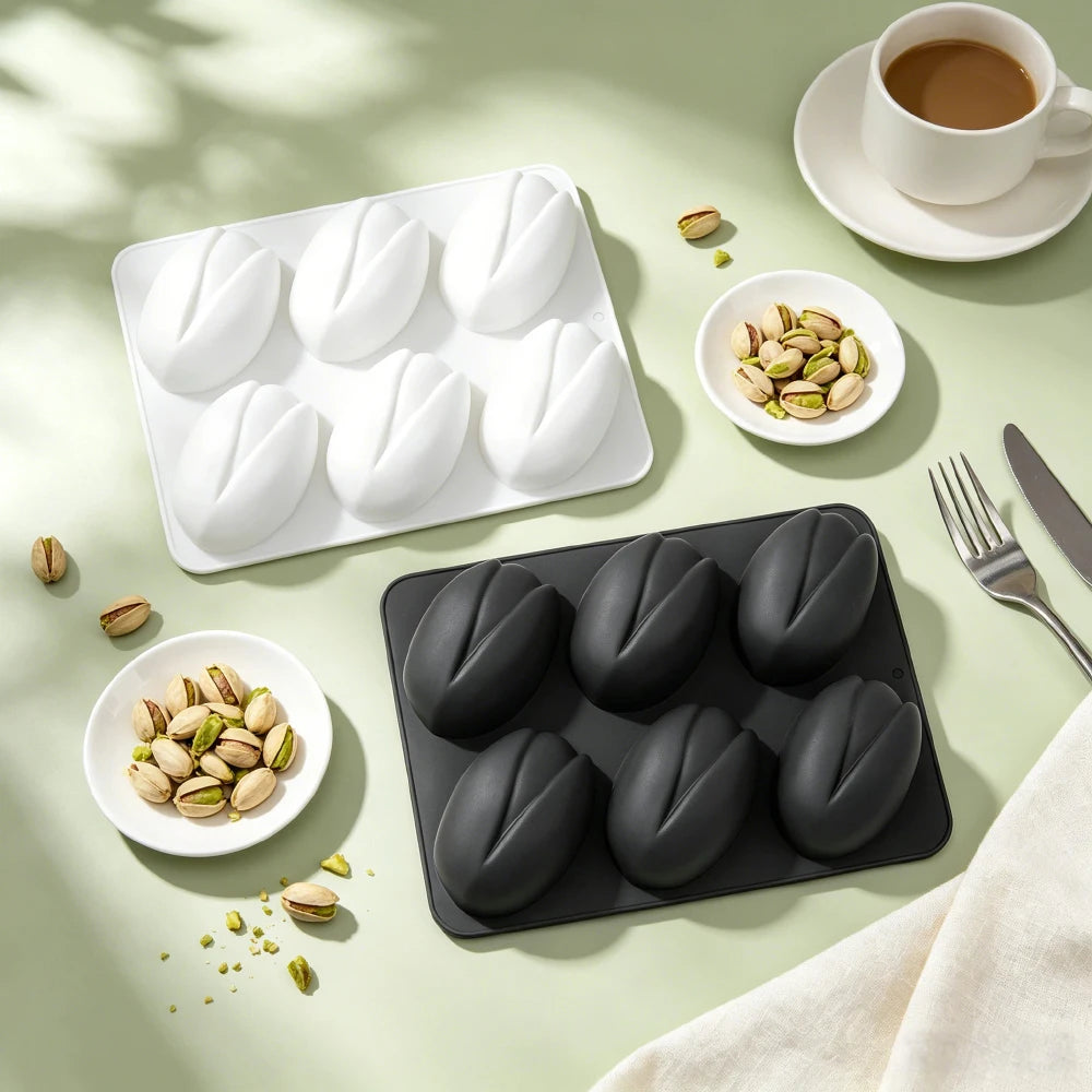 6-Cavity Shell Silicone Mold – Chocolate, Mousse & Candle Silicone Baking Mold Nixie