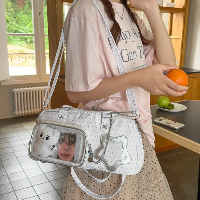 Kawaii Ita Bag Large Tote Crossbody for Anime Merch Display Kawaii Ita Bag Nixie