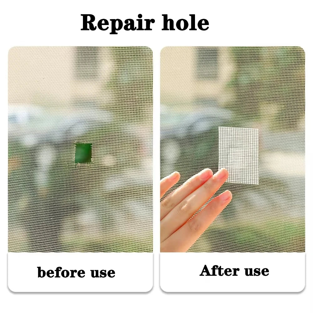 Waterproof Window Screen Repair Tape | Self-Adhesive Mesh Patch Screen Repair Tape Nixie