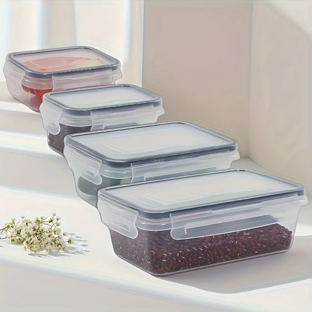 8-PC BPA-Free Airtight Food Containers with Locking Lids Food Storage Containers Nixie
