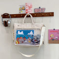 Large Capacity Nylon Crossbody Shoulder Bag for Women & Girls Crossbody Shoulder Bag Nixie BB-321-White