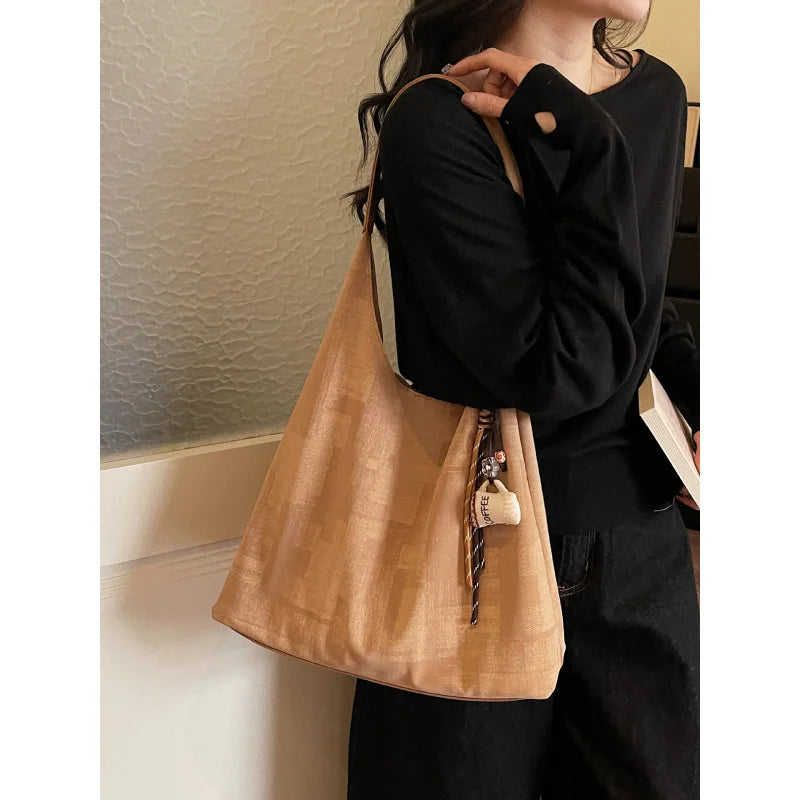 Nixie Large-Capacity Women's Crossbody Shoulder Tote Bag Crossbody Shoulder Bag Nixie Blue (without pendan