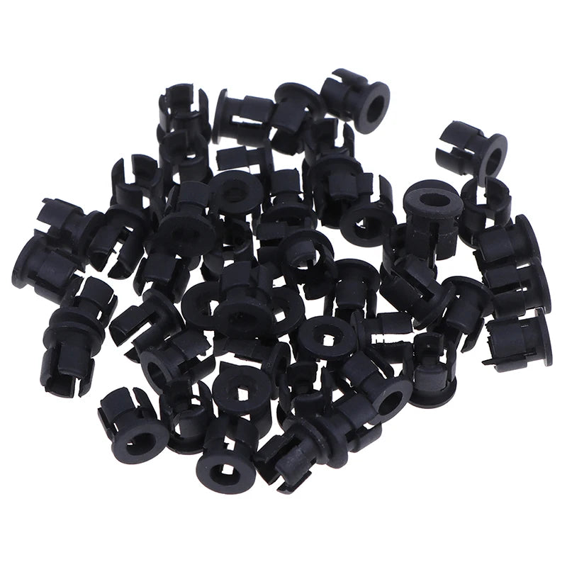 50Pcs Black Plastic LED Holders Clips Bezels 3mm & 5mm LED Holder Clips Nixie