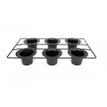 6-Cup Nonstick Popover & Muffin Pan – Stainless Steel Bakeware Nonstick Baking Pan Nixie 6 cups