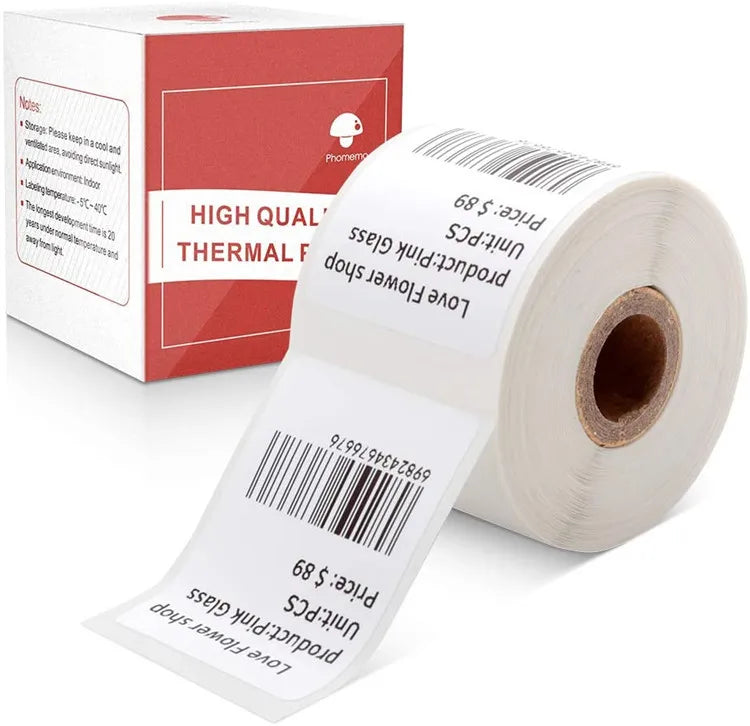 Phomemo M110/M200 Self-Adhesive Thermal Labels 20–50mm
