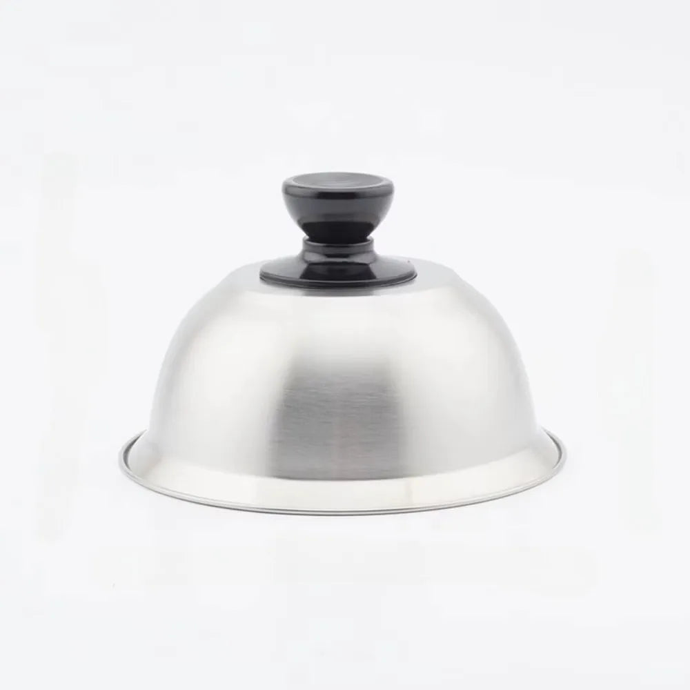 Stainless Steel Dome Lid for Cheese Melting, Burgers & BBQ Cookware Dome Lid Nixie 16cm