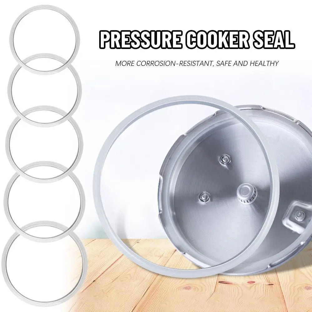 Silicone Pressure Cooker Sealing Ring Gasket 18–26cm 2-Pack Cookware Replacement Part Nixie