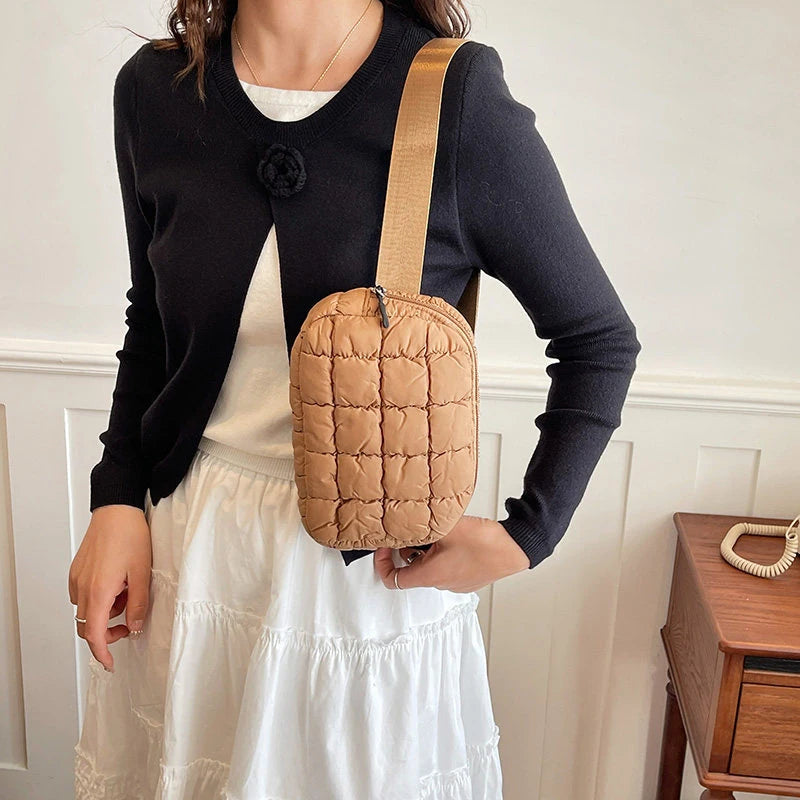 Korean Nylon Crossbody Mini Bag – Lightweight Women's Satchel Crossbody Mini Bag Nixie