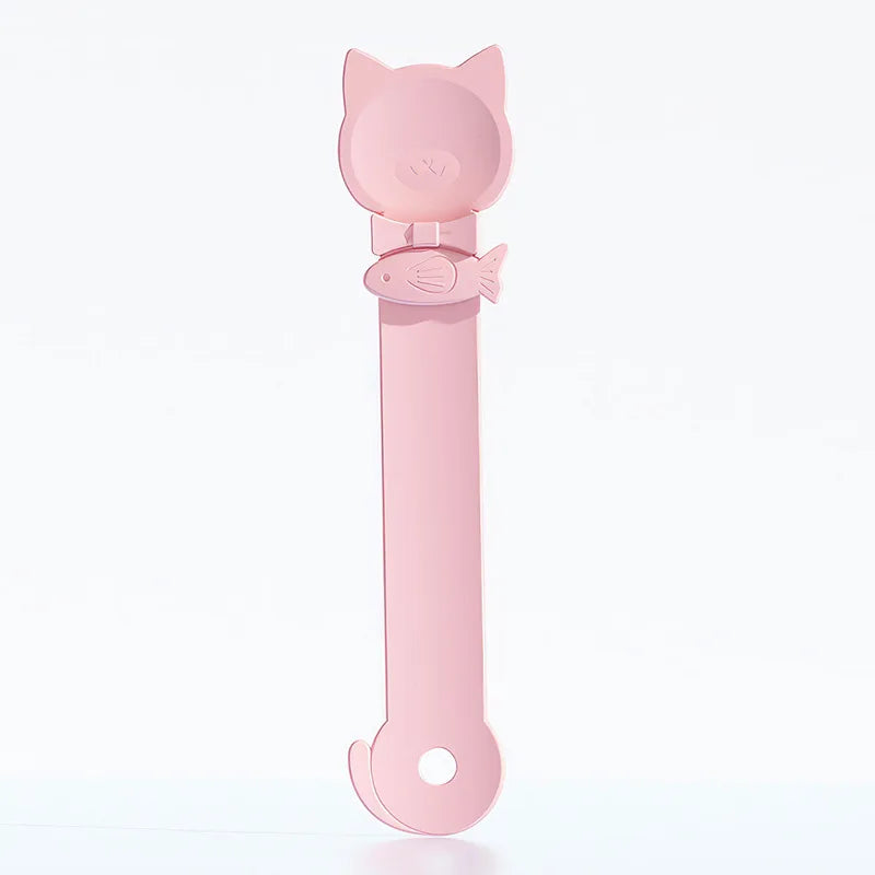 Cat Strip Feeder Spoon – Long Handle Lickable Wet Food Dispenser Cat Food Feeder Nixie Pink