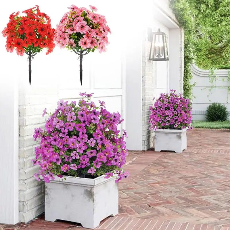Artificial Violet Flower Ground Stake – Garden & Home Décor Artificial Flower Stake Nixie