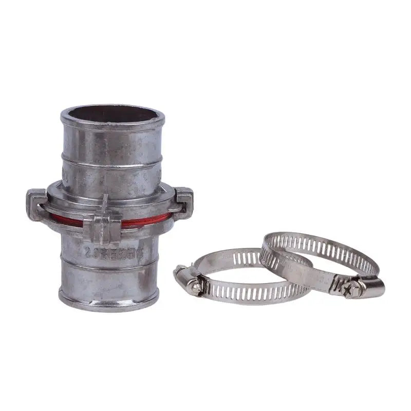 Aluminum Snap Coupling Hose Connector with Clamps | 1"–2" Hose Snap Connector Nixie 2inch