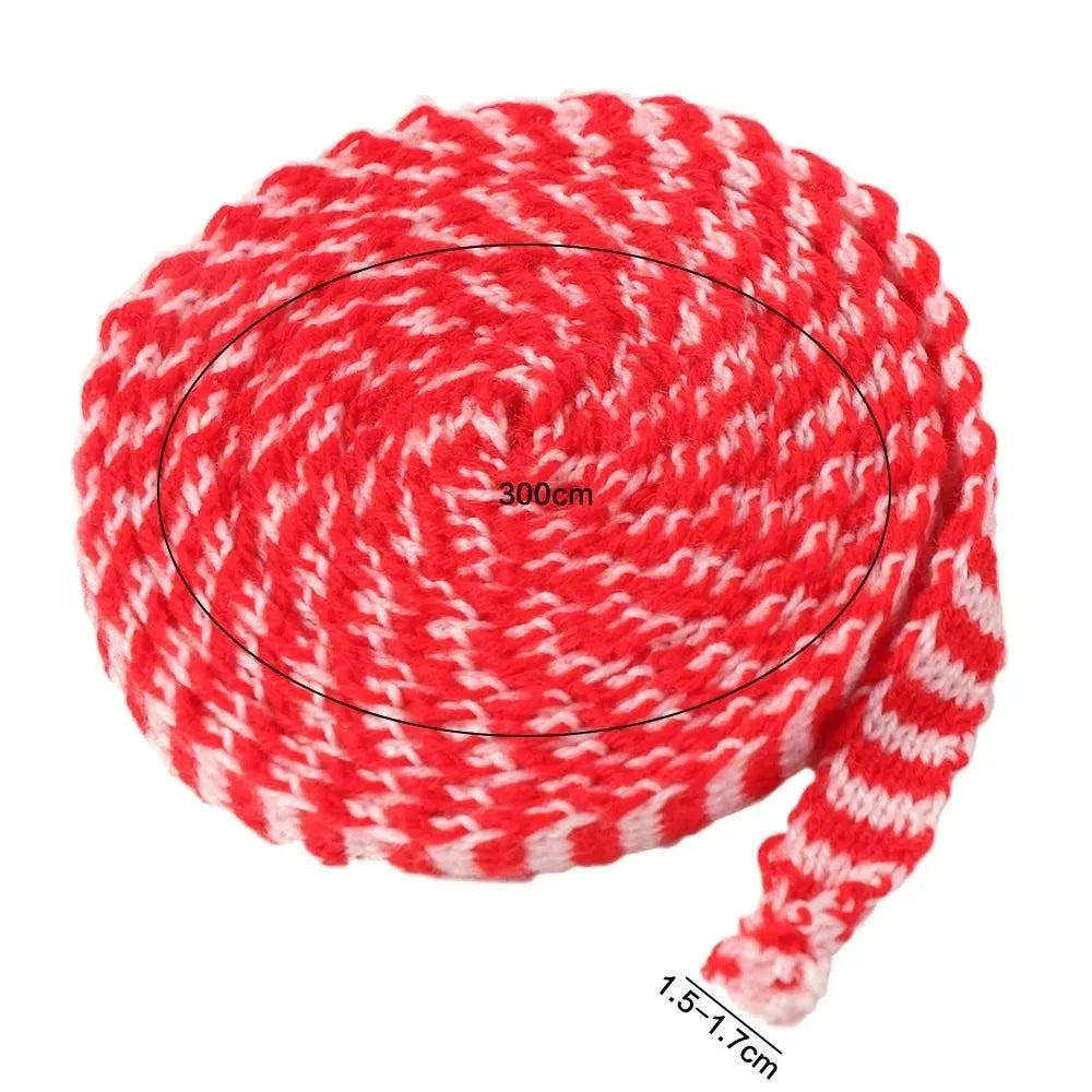 15mm Christmas Ribbon Red Green Polyester DIY Craft Decoration Craft Ribbon Nixie