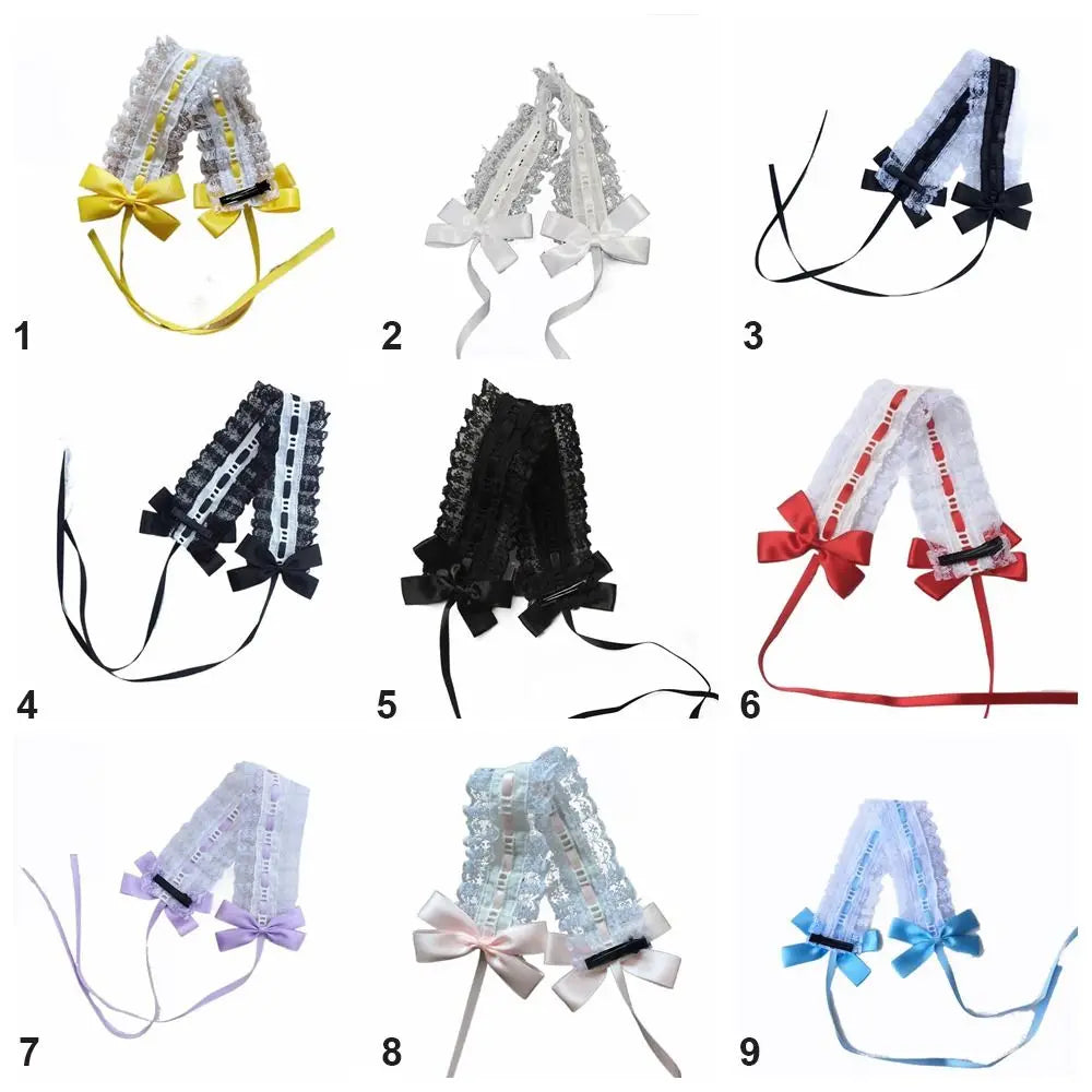 Lolita Headband Bowknot Sweet Lace Hairband | Cosplay Accessory