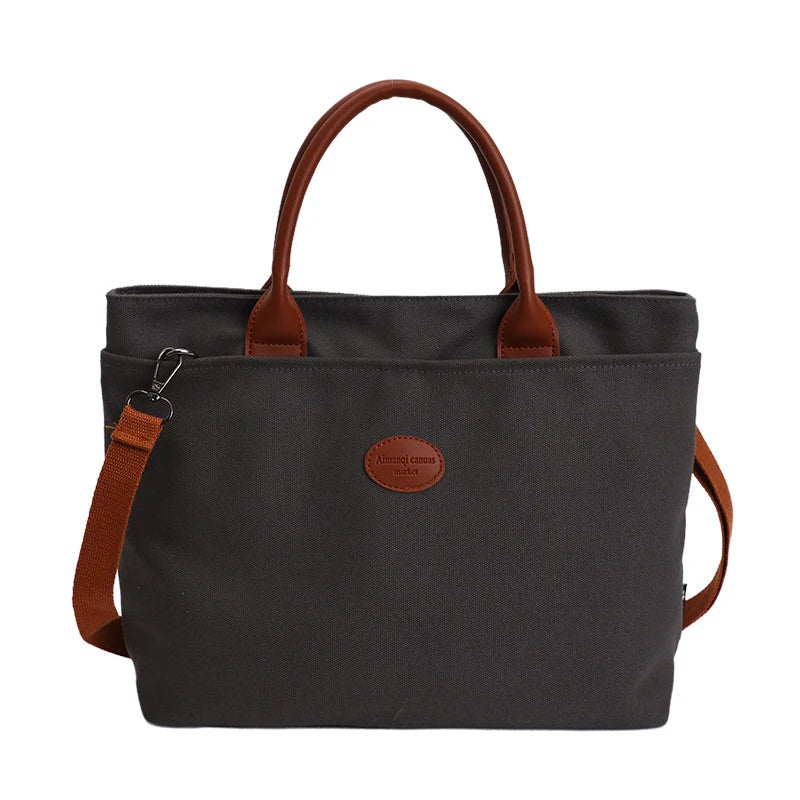 Oversized Canvas Tote Bag – Foldable Women's College Bookbag Canvas Tote Bag Nixie