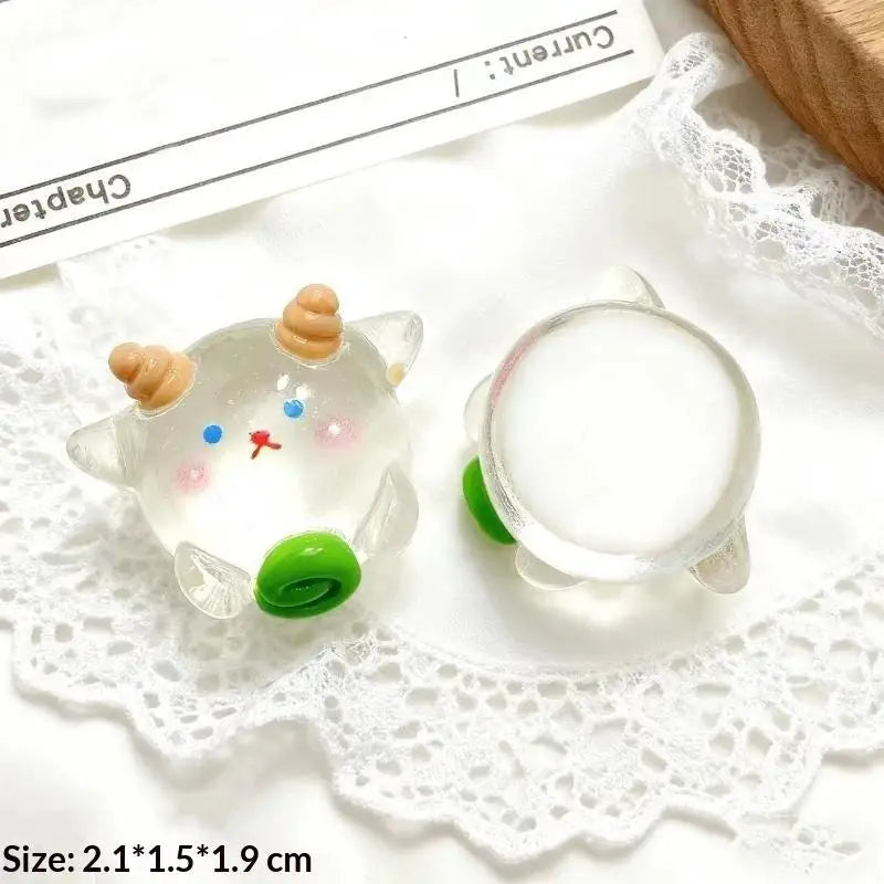 Glow in the Dark Chinese Zodiac 3D Resin Figures – Set of 12 Resin Craft Figures Nixie