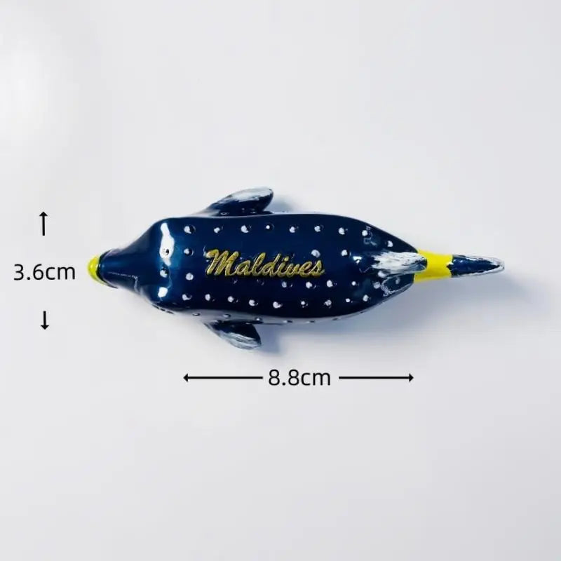 3D Resin Tropical Fish Fridge Magnet | Maldives Souvenir Decorative Fridge Magnet Nixie A4