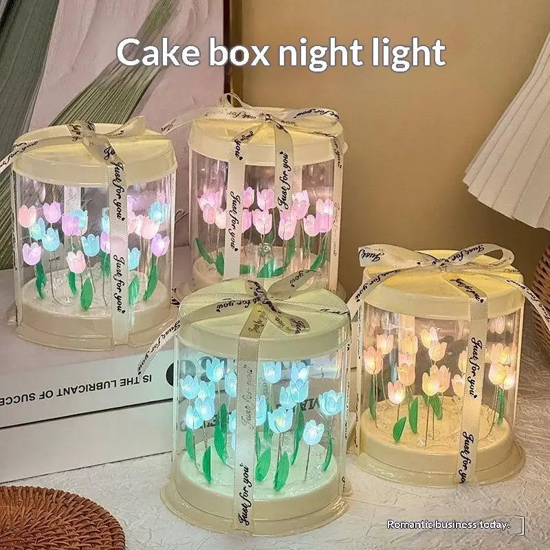 DIY Flower Sea Night Light Lamp Kit – Handmade Craft Decor DIY Night Light Kit Nixie