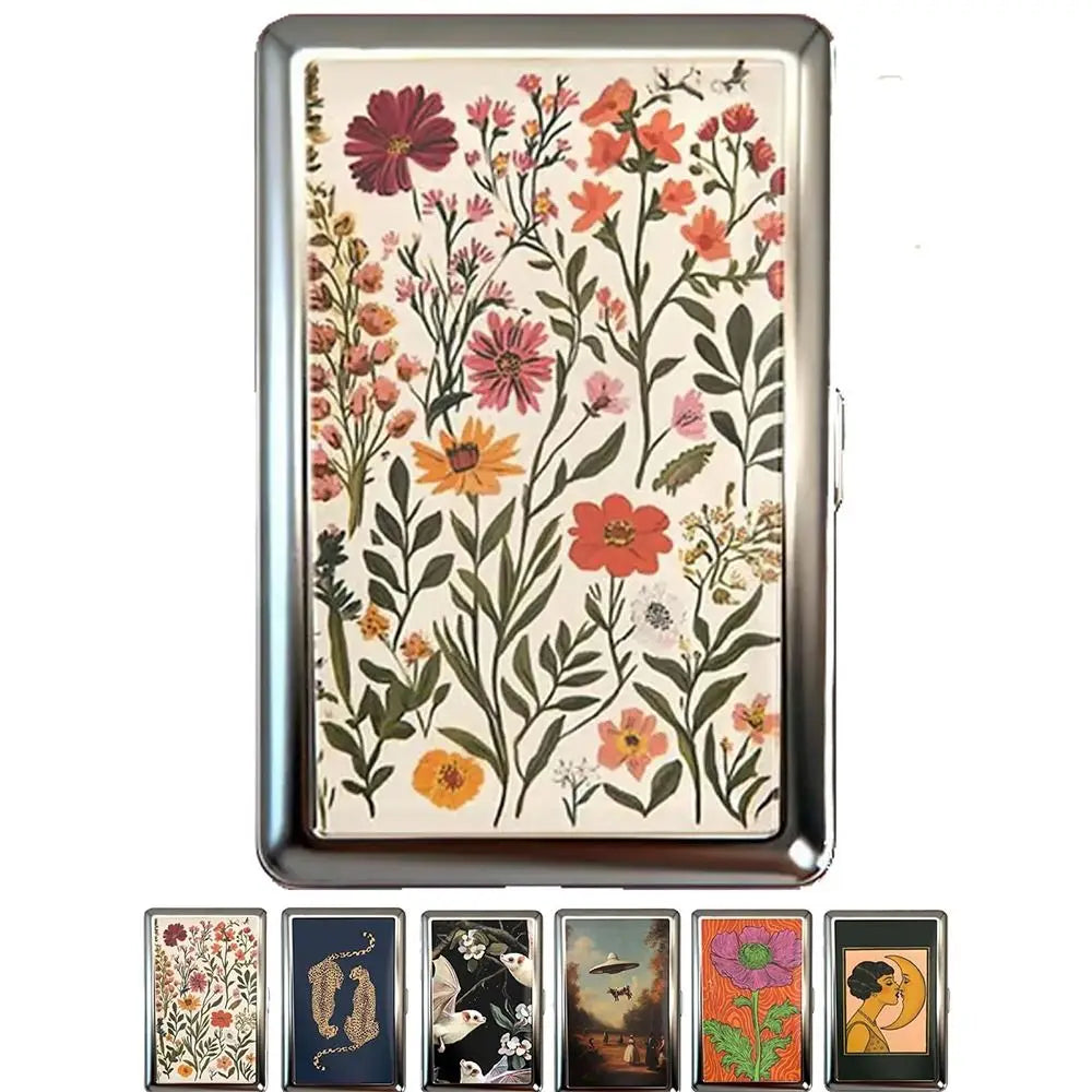 Vintage Metal Card Case – Snap ID & Credit Card Holder