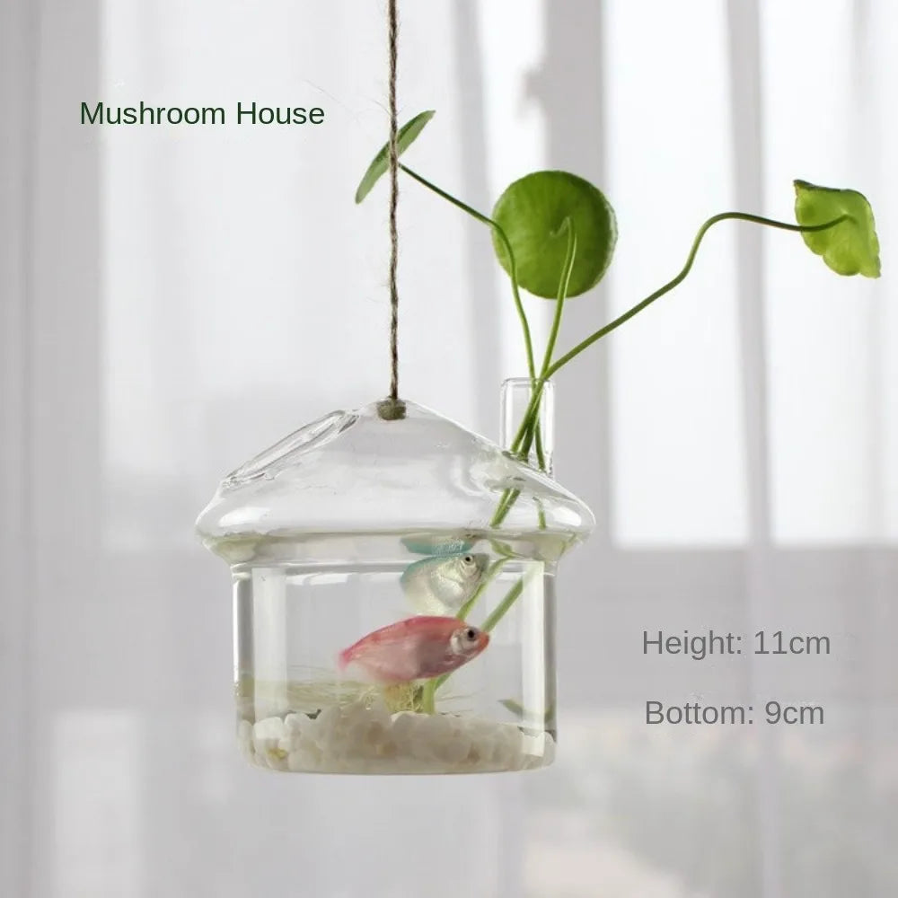 Hanging Glass Vase – Hydroponic Plant Pot, 12 Shapes Hanging Glass Vase Nixie 12