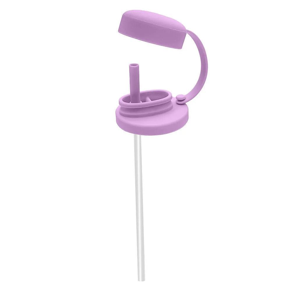 Reusable Silicone Soda Can Lids with Straw – BPA-Free Silicone Can Lids Nixie Purple