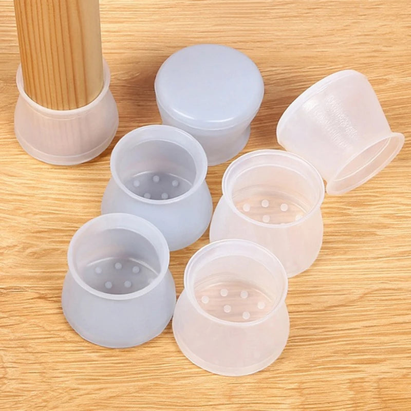 20pcs Silicone Chair Leg Floor Protectors | Table Feet Pad Covers Floor Protector Caps Nixie