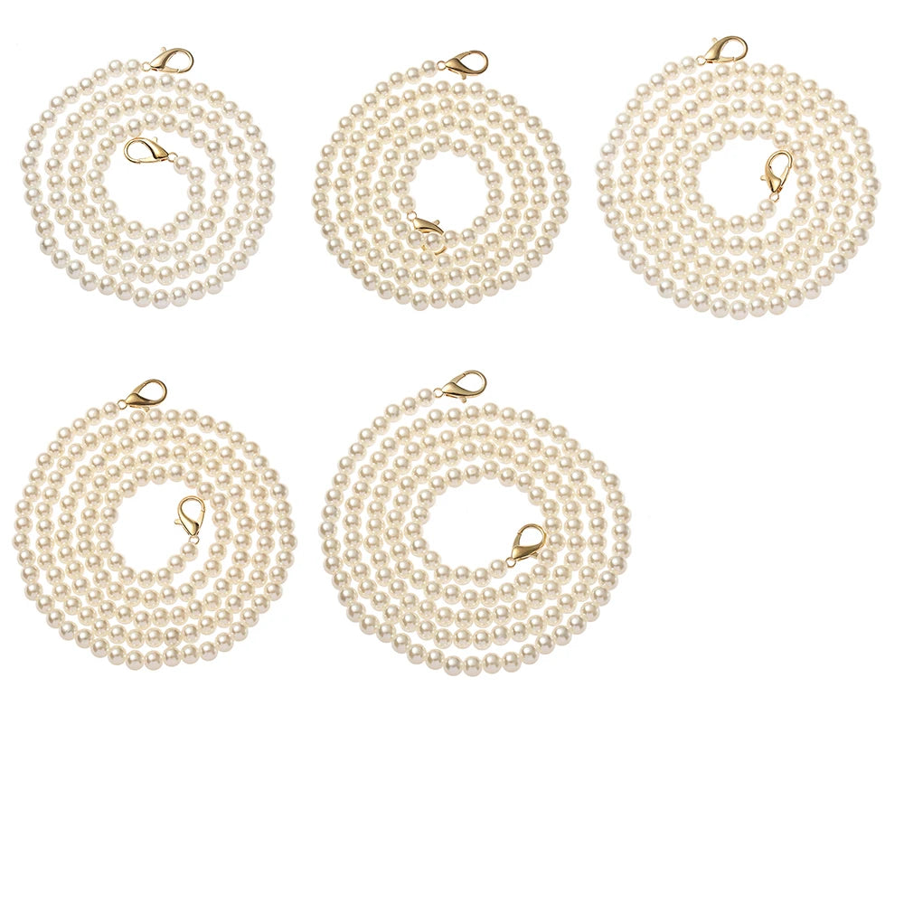 Pearl Beaded Bag Strap | 14 Sizes DIY Handbag Chain Handle Pearl Bag Strap Nixie