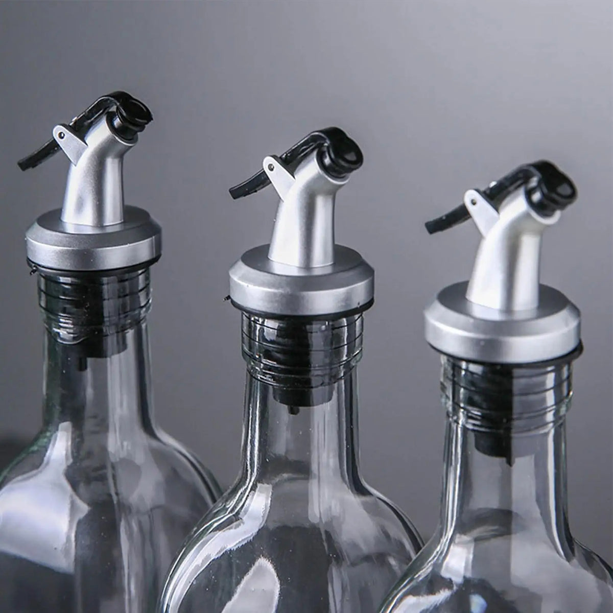 Olive Oil Pourer Spout – Press-Type Bottle Dispenser Cap Oil Pourer Spout Nixie