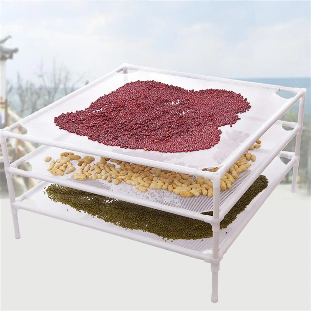 Stackable Flat Clothes Drying Rack | Foldable Mesh Laundry Dryer