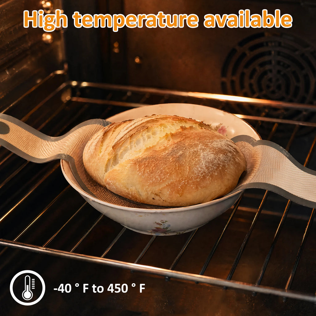 2-Pack Silicone Bread Sling Non-Stick Dutch Oven Liner Baking Mat Silicone Baking Mat Nixie
