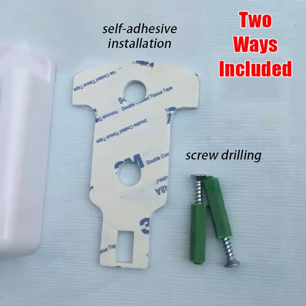 Wall Mount Remote Control Holder – No-Drill Universal Bracket