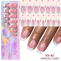 150Pcs Acrylic Press On Nails Full Cover False Tips Salon DIY