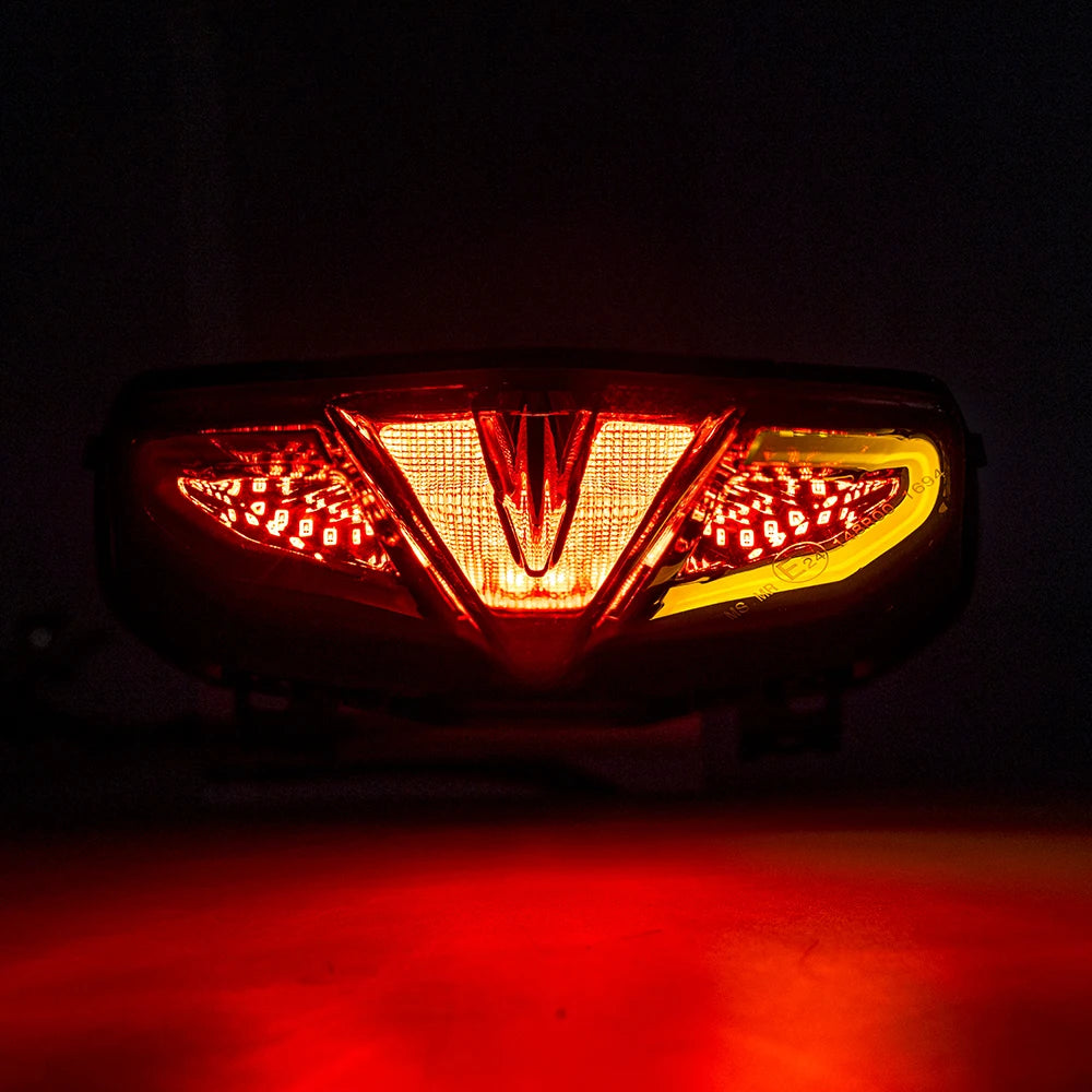 KEMITOUR E24 LED Taillight for Yamaha MT-09 2021-2023 Motorcycle Tail Light Nixie