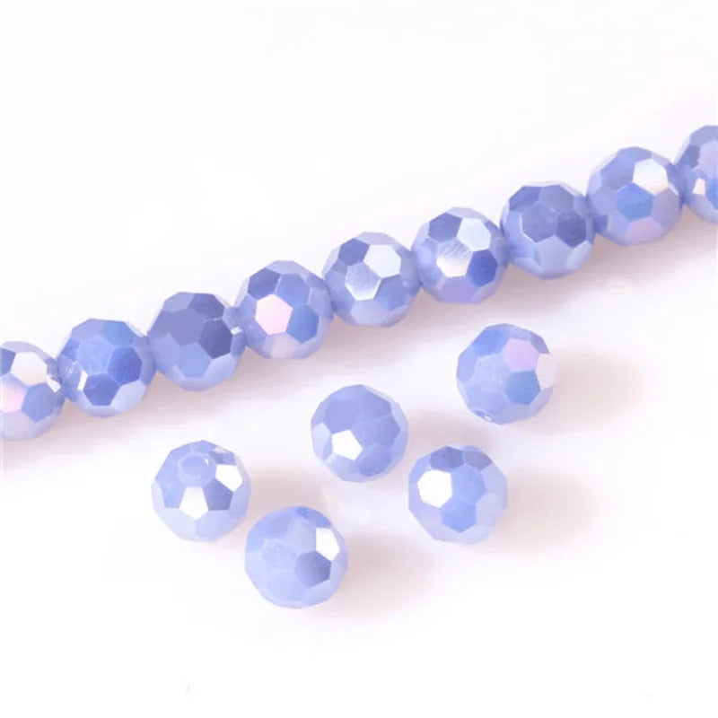 Colorful Faceted Crystal Glass Beads – DIY Jewelry Making