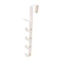 Behind the Door Coat Hook Hanger – 5-Hook Storage Rack
