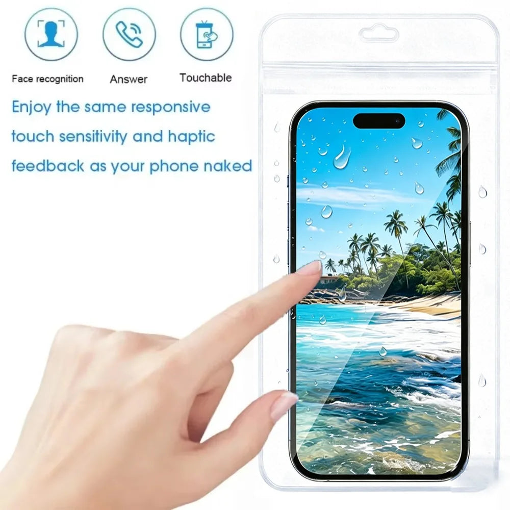 Waterproof Phone Pouch – Universal Clear PVC Swimming Bag Waterproof Phone Pouch Nixie