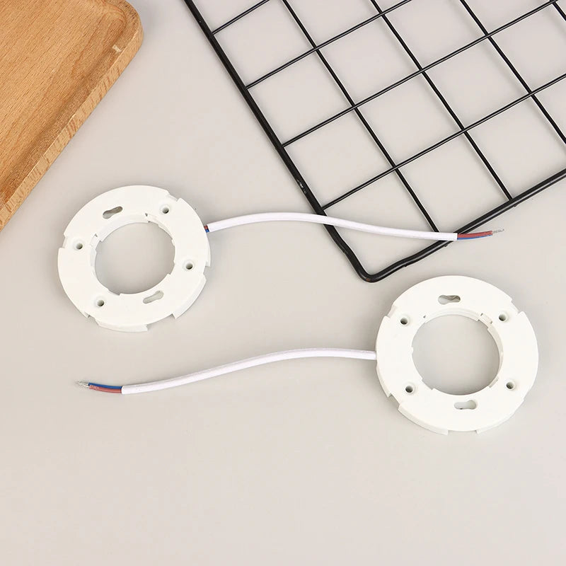 5-Pack GX53 Lamp Holder Base Fitting with Fly Leads – LED & CFL