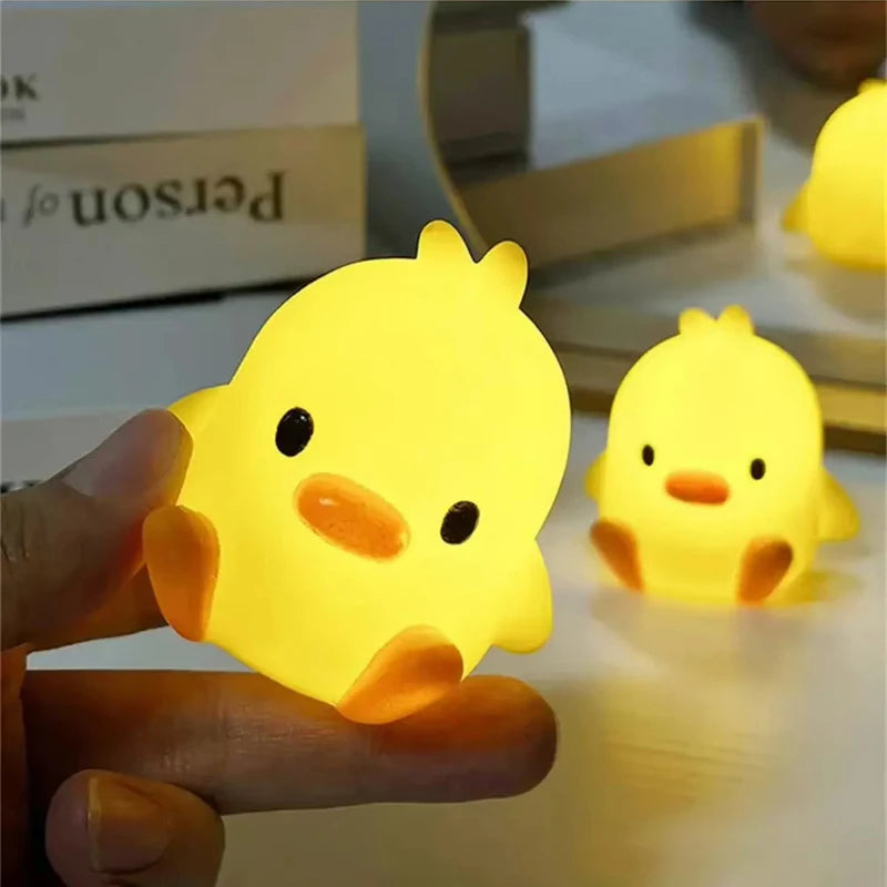 Cute Duck Night Light for Kids – Cartoon Bedside Lamp Kids Night Light Nixie
