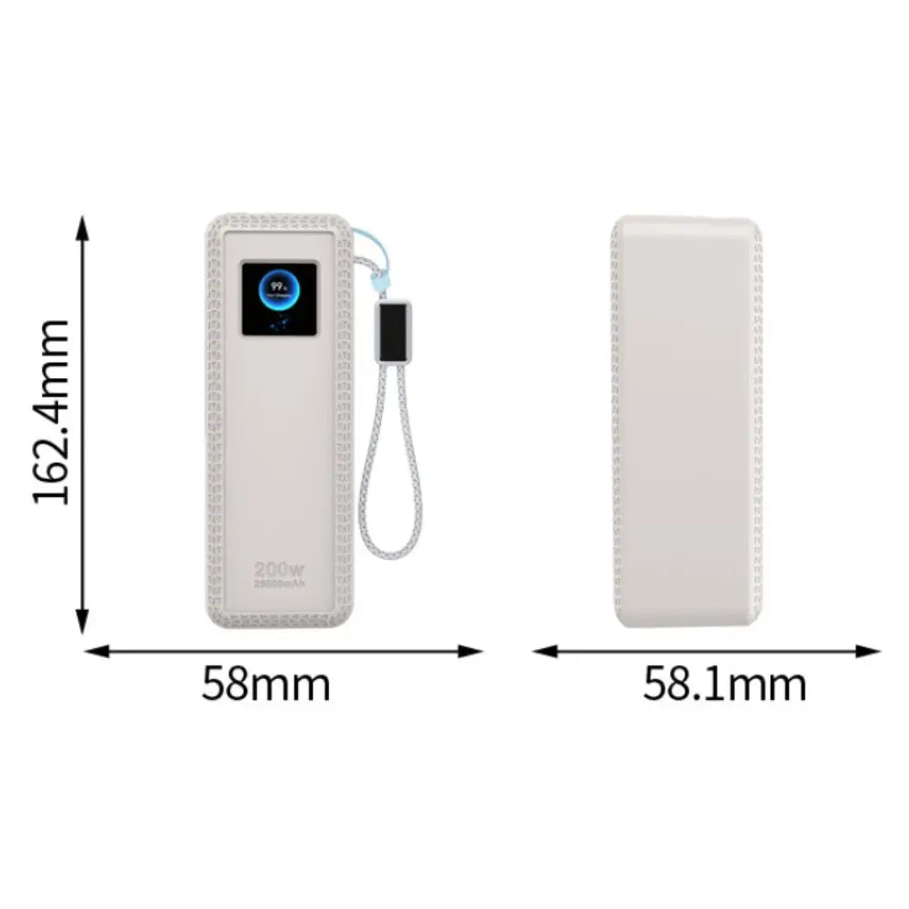 Silicone Case for UGREEN 200W 25000mAh Power Bank PB728 Power Bank Case Nixie