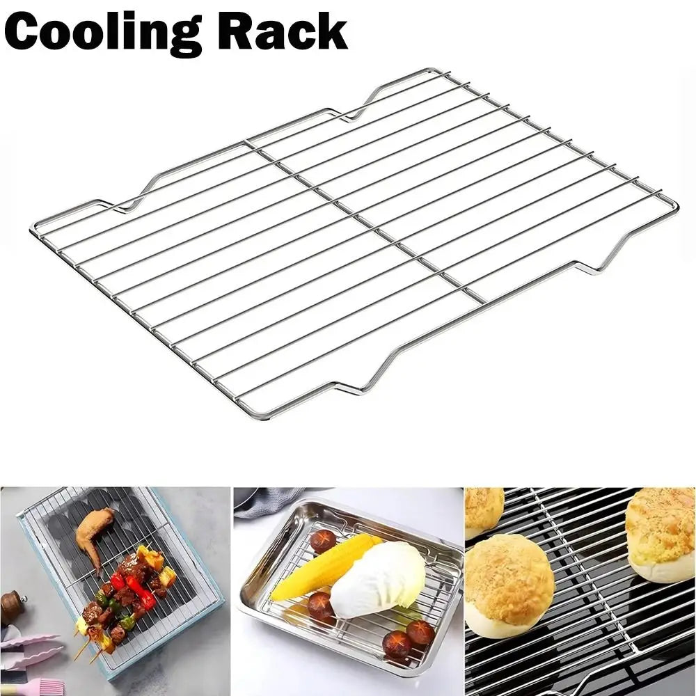 Stainless Steel Cooling Rack – Non-Stick BBQ & Cake Cooler Baking Cooling Rack Nixie