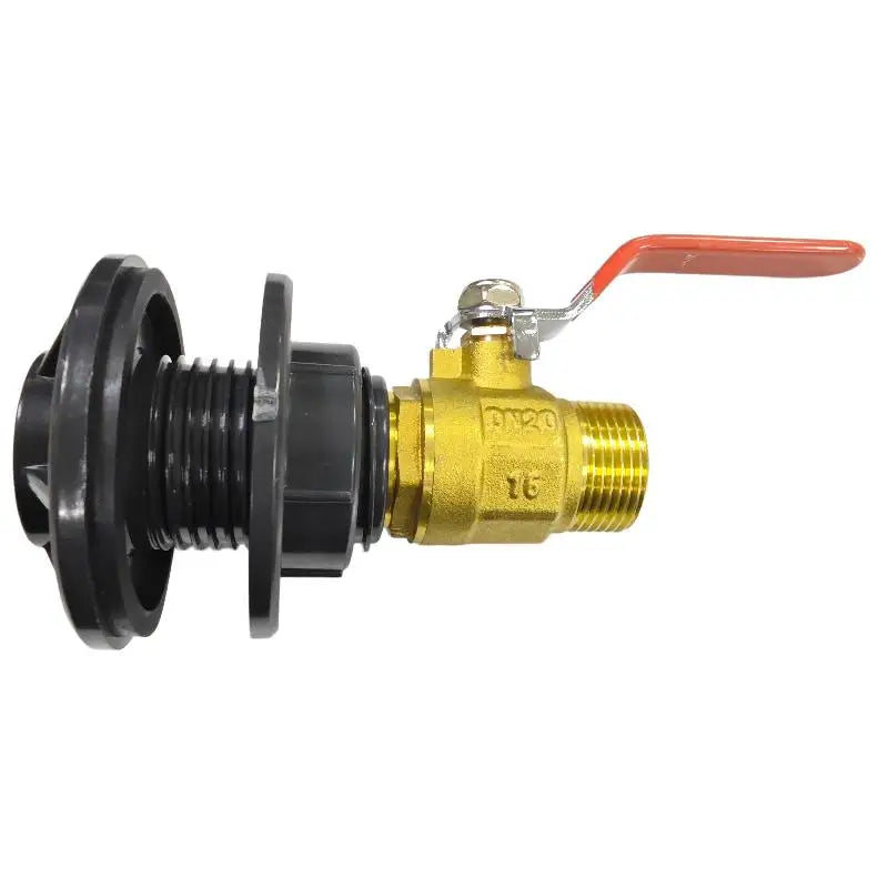 PVC Rain Barrel Spigot Kit with Copper Alloy Ball Valve Faucet Rain Barrel Spigot Kit Nixie
